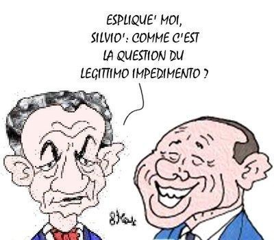 tangenti per Sarkozy, ma lui non ce l'ha il lodo ALfano