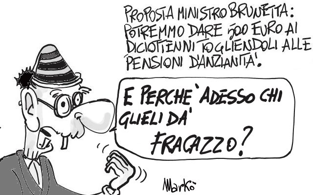 Proposta provocatoria del Ministro Brunetta