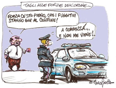 Tagli forze dell'ordine