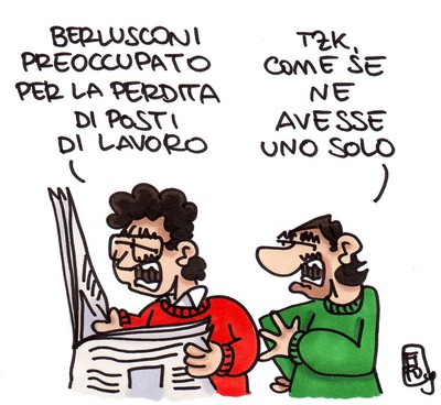 Se si preoccupa lui, figurarsi quelli che hanno un lavoro solo allora