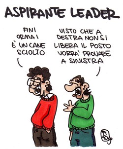 Il Presidente della Camera può ormai essere inserito fra i "non allineati" del suo nuovo partito...forse aspira ad altro.