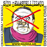 Sito demastelllizzato: logo di Mauro Biani