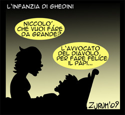 ghedini strikes again