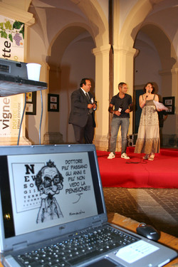 La premiazione di Umberto Romaniello (foto di Giovanni Desiderio)