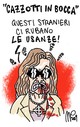 cazzotti in bocca