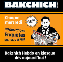Logo della rivista satirica francese bakchich