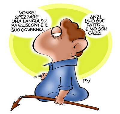 Ancora su Berlusconi... ma non se ne può più!!!  Grazie tante, come se fosse colpa nostra se lui se le tira addosso.... :-(