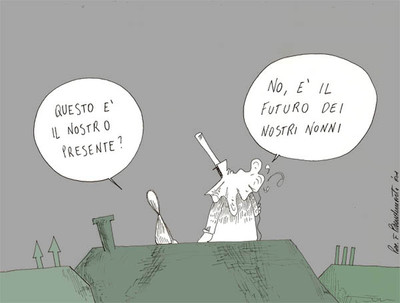 Questo che è il finale, e continua a esserlo, di un altra generazione. Un finale continuo.