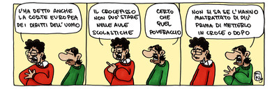 Lo vogliono mettere in croce proprio...