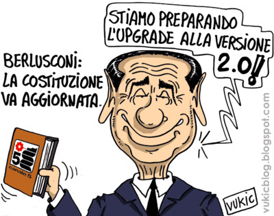 Il Premier vuole aggiornare la Costituzione Italiana