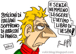 in libreria l'ultima fatica letteraria di Bruno Vespa con il verbo rivelato dell'unto dal Signore