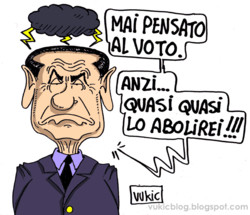 Berlusconi ribasce che non intende arrivare ad elezioni anticipate.