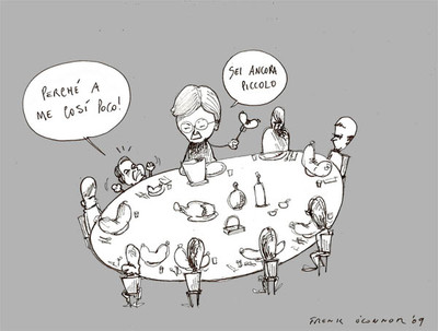 Il ministro dell'economia particolarmente parsimonioso con Brunetta