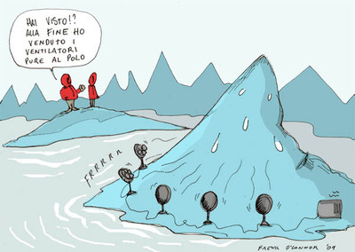 Crisi ambiantale, si sciolgono i ghiacciai, si fanno affari.