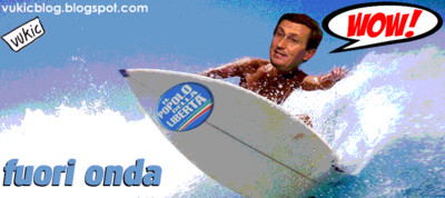 Berlusconi furioso per il fuorionda di Fini pubblicato da Repubblica online.