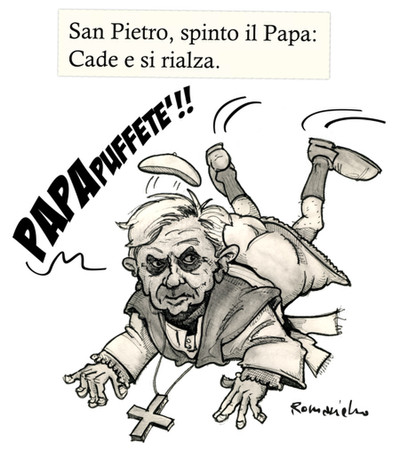 ops ... il Papa a terra!
