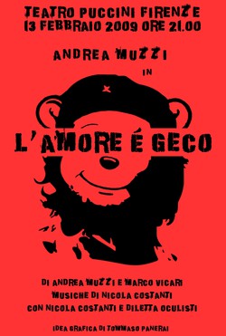 "L'amore è geco" il 13 Febbraio al Teatro Puccini di Firenze