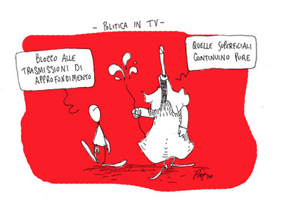 Barbara D'Urso e Belpietro danneggiano la digestione.