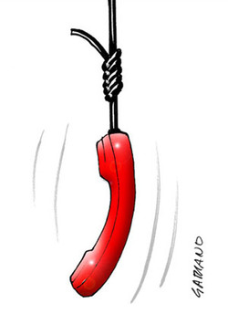 tut - tut - il numero da lei chiamato risulta al momento sotto sequestro...