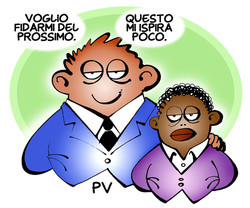 ....vignetta di qualche tempo fa, mai pubblicata a colori e su MAMMA :-)