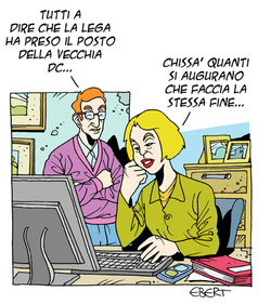 La Lega e la DC...