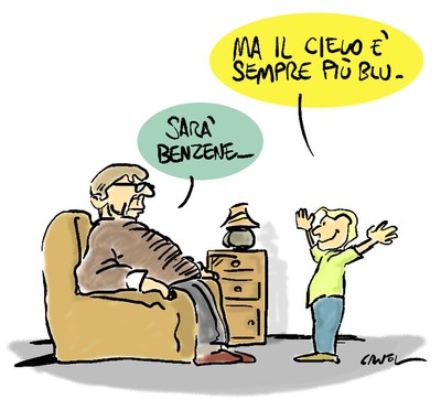 Ma il cielo è sempre più blu.