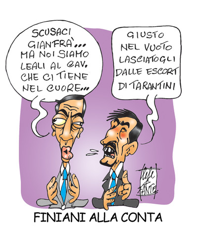 Finiani alla conta