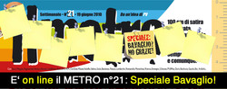 E' on-line il Metro n°21: 
SPECIALE NO-BAVAGLIO!!!