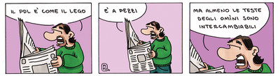 L'unica differenza è che il lego è istruttivo
