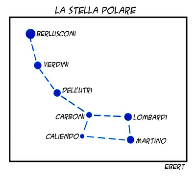 "La legalità è la mia Stella Polare". (Silvio Berlusconi)