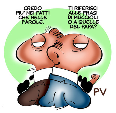 Dalle lacrime di coccodrillo del papa a.......