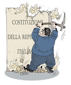 Sulle orme del "picconatore"...