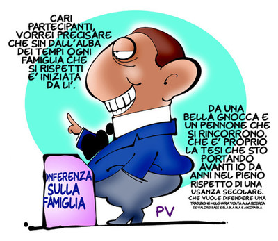 ...ha talmente la faccia da bronzo che non dubito che se la caverebbe bene a chiacchiere, pure lì! :)