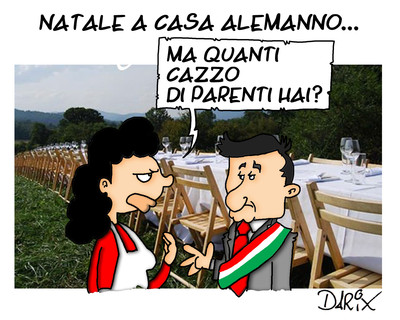 Natale a casa Alemanno