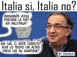 Italia si' Italia no Italia gnamme, se famo du spaghi.