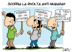 Protesta in Egitto...