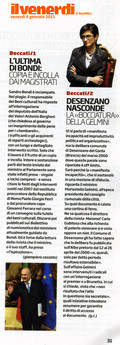 Articolo sul caso Gelmini pubblicato sul "Venerdi'" di Repubblica