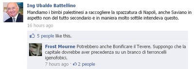 Schermata di Facebook