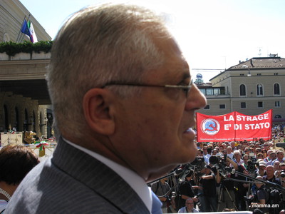 Paolo Bolognesi, presidente dell'associazione vittime della Strage di Bologna