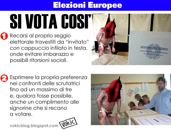 Elezioni europee: indicazioni di voto