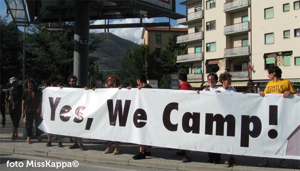 sì, siamo accampati /2