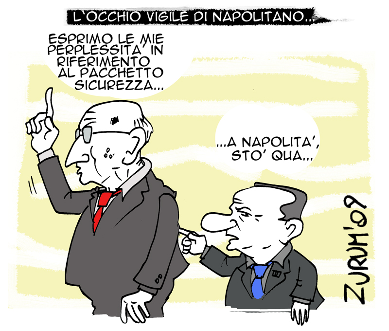 L'okkio vigile di Napolitano
