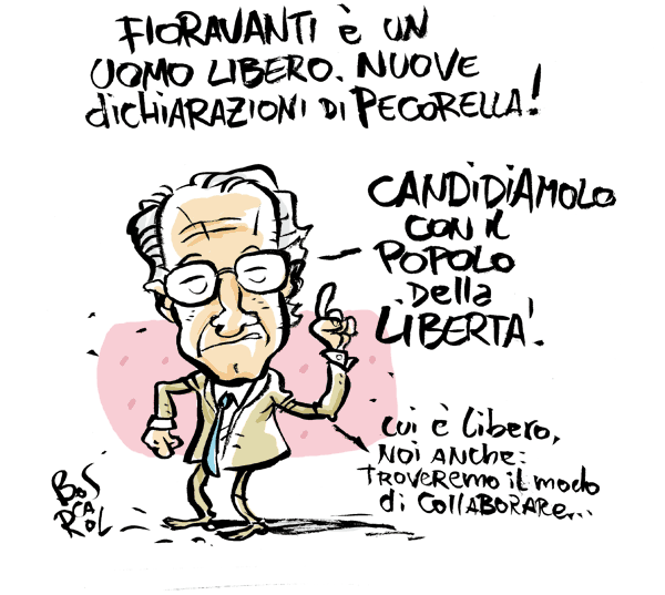 Fioravanti è un uomo libero. Nuove dichiarazioni di Pecorella: "Candidiamolo con il Popolo della Libertà!"...