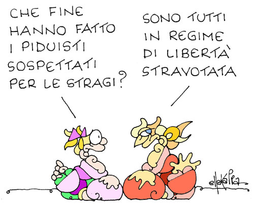 P2, libertà stravotata