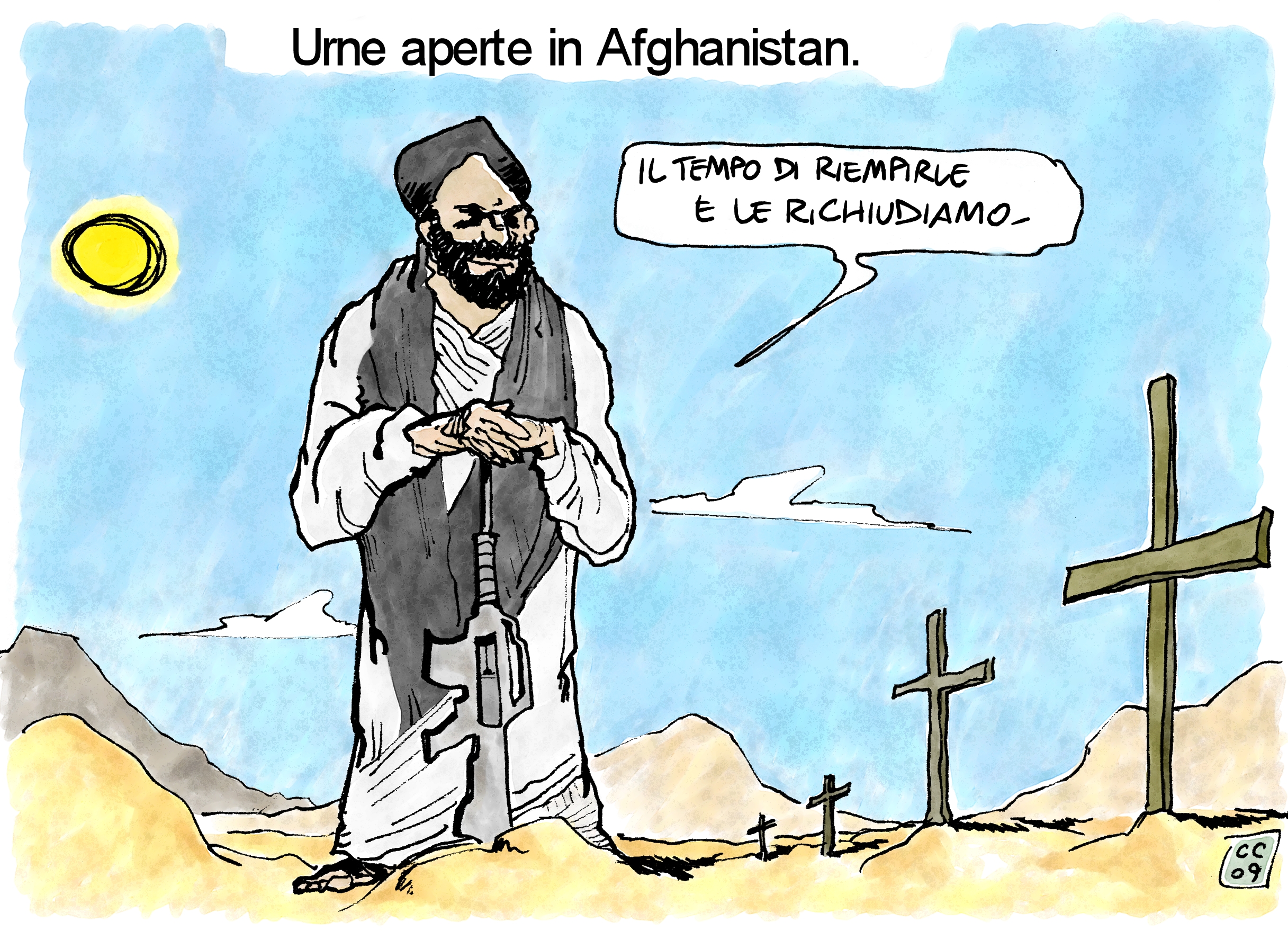 Urne aperte in Afghanistan.