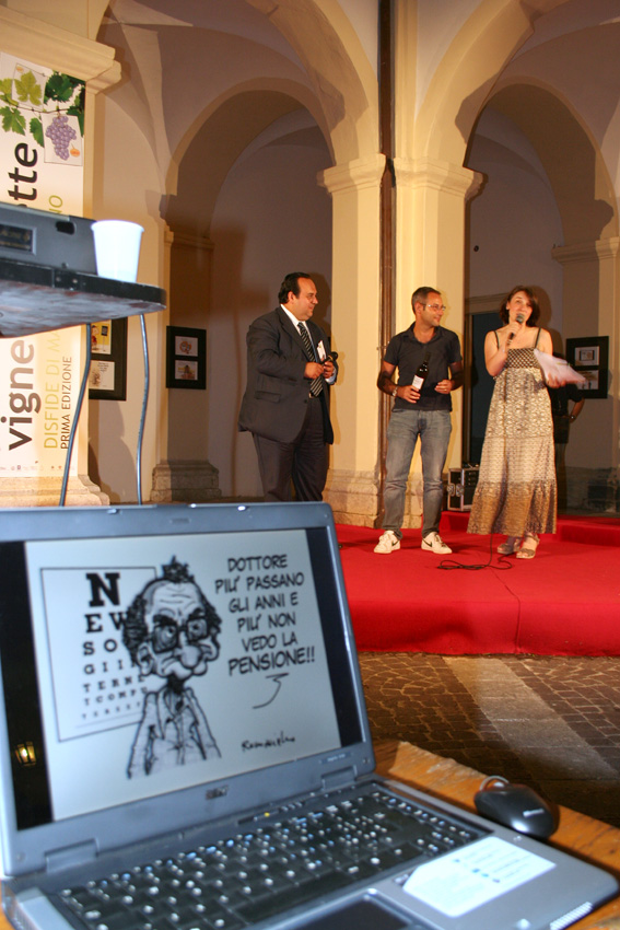 La premiazione di Umberto Romaniello (foto di Giovanni Desiderio)