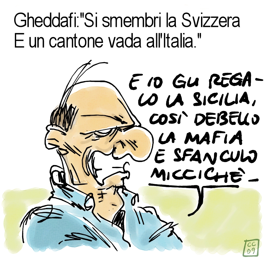 Faremo grandi cose, con 'sto libico...