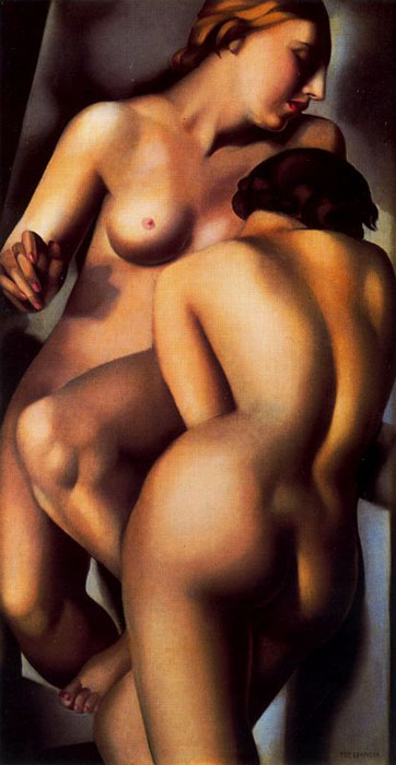 "Two Friends", dipinto di Tamara de Lempicka