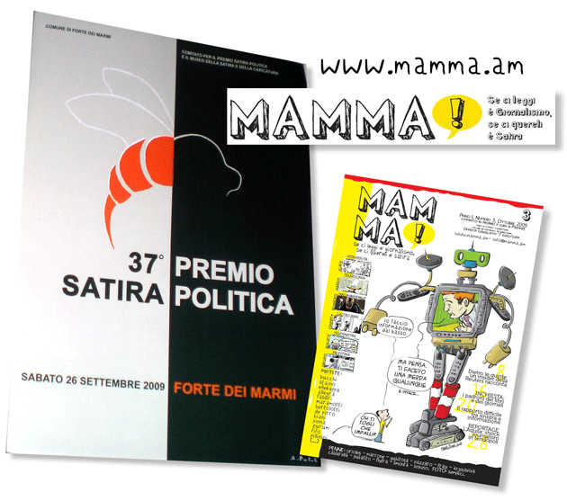 Mamma! Vince la 37ma edizione del premio di Satira Politica "Forte dei Marmi"