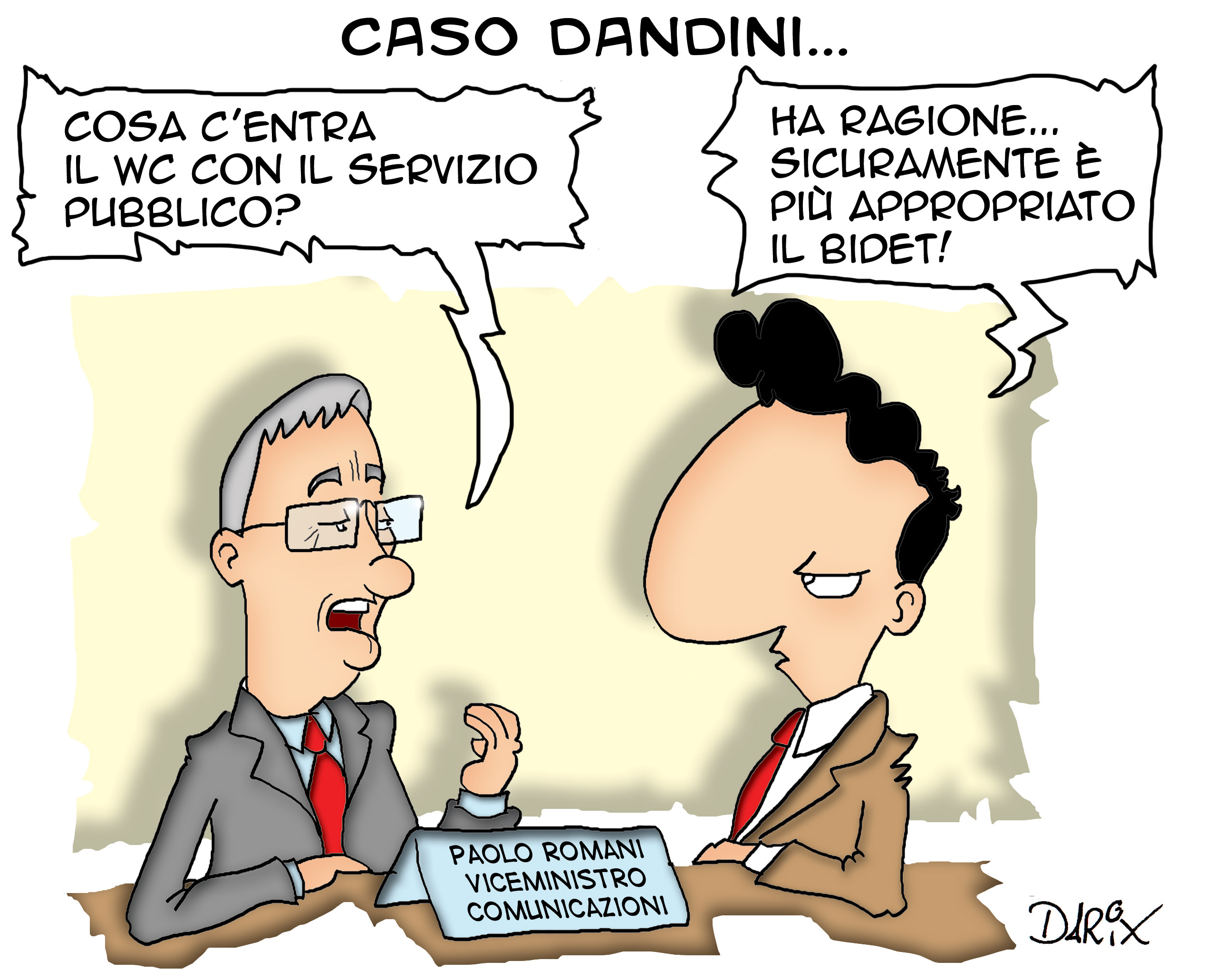 Il WC che c'entra?